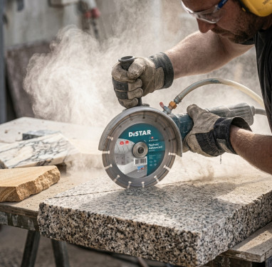 How to Cut Natural Stone with an Angle Grinder: Choosing the Right Disc for Granite, Marble, and Sandstone
