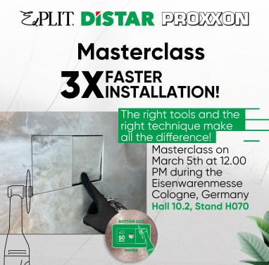 Distar at Eisenwarenmesse 2026. Join our master class.