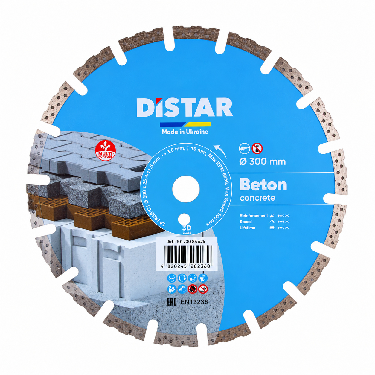 Tarcza diamentowa do cięcia 1A1RSS 300 Beton PRO