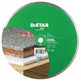 Diamond cutting blade 1A1R 400x32 Granite Premium, Distar №1