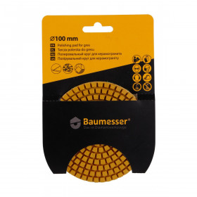 Pad polerski do ceramiki, gresu 100x3x15 №30 Standard, Baumesser №4