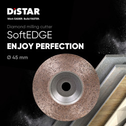 Frez diamentowy Distar 45 SoftEDGE