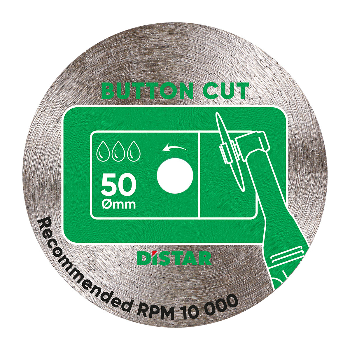 Diamond cutting blade Distar 50x0,8x5,8 ButtonCut