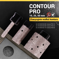 Frez diamentowy GF-V 50x50xM14 Contour PRO