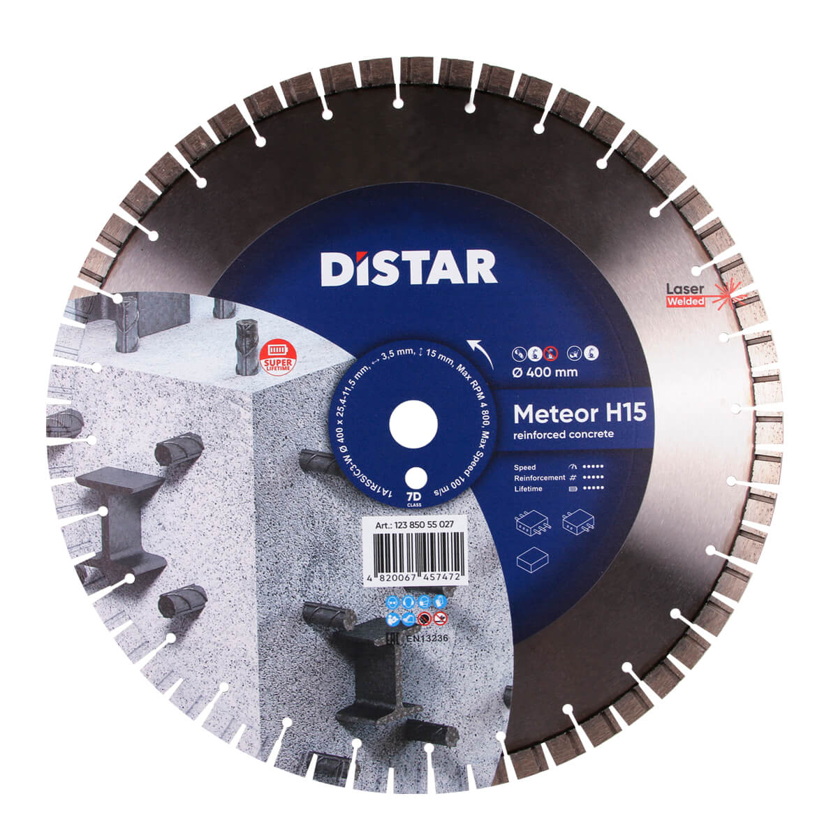 Diamond cutting blade 1A1RSS 400 Meteor H15