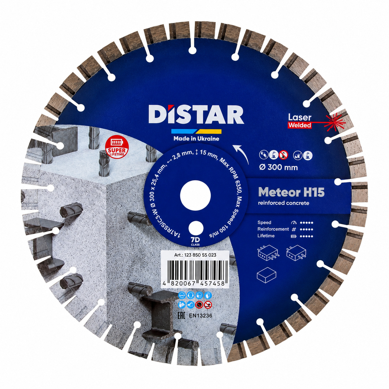 Diamentowa tarcza 1A1RSS 300 Meteor H15