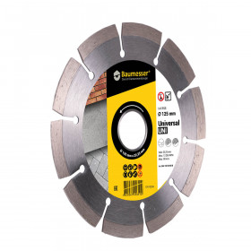 Круг алмазный отрезной 1A1RSS 125x22,23 Baumesser Universal, Baumesser №2