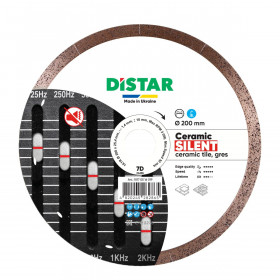 Diamond cutting blade 1A1R 200x25,4 Ceramic Silent, Distar №1