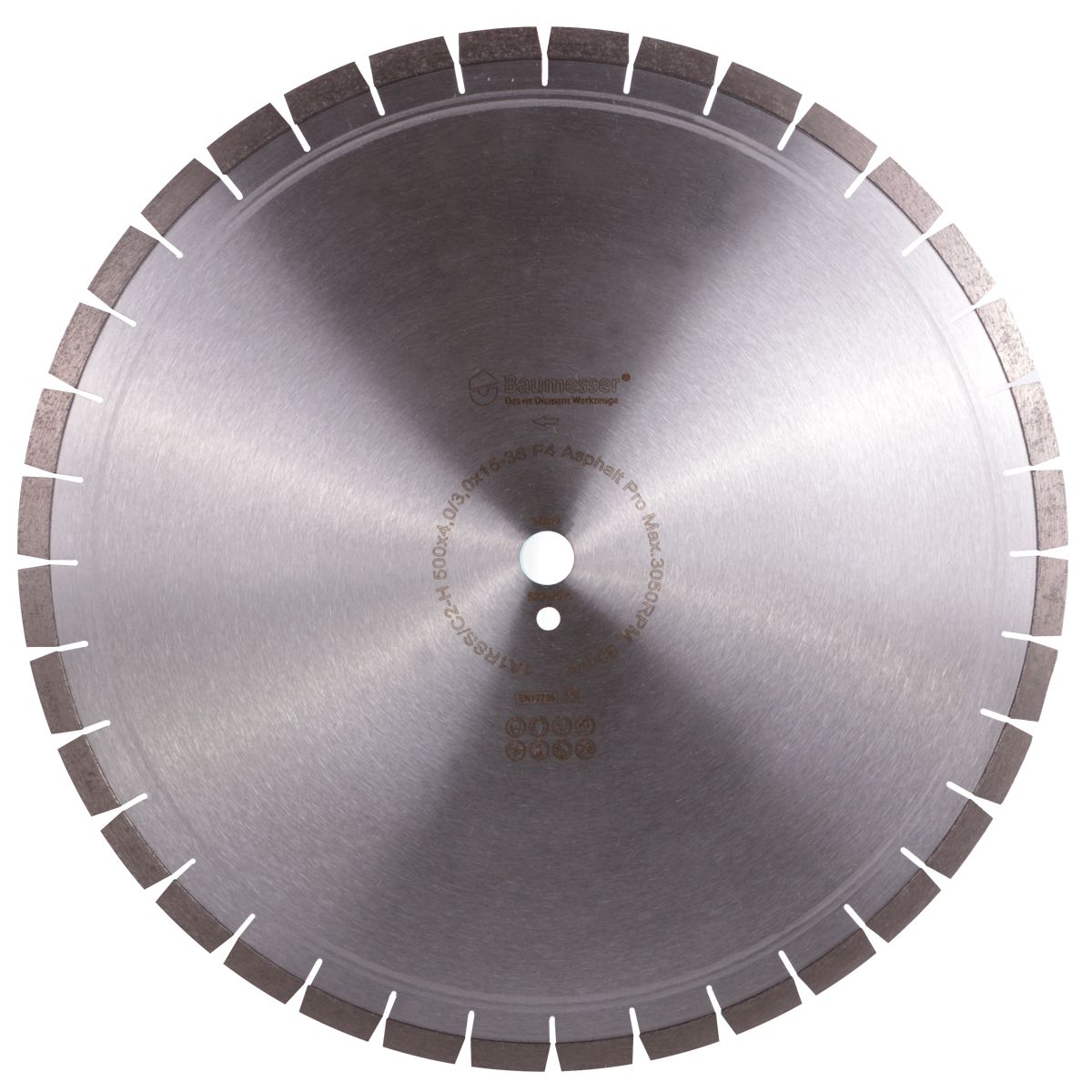 Diamond cutting blade 1A1RSS/C2 500x50 Baumesser Asphalt Pro