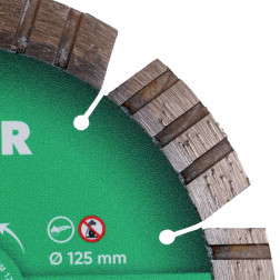 Diamond cutting blade 1A1RSS 125 Maestro H12