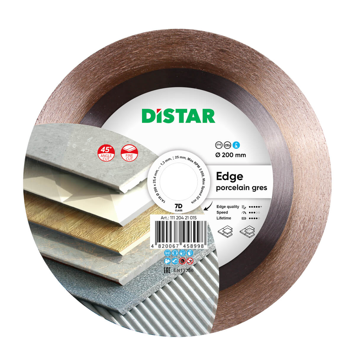 Diamentowa tarcza tnąca 1A1R 200 Edge