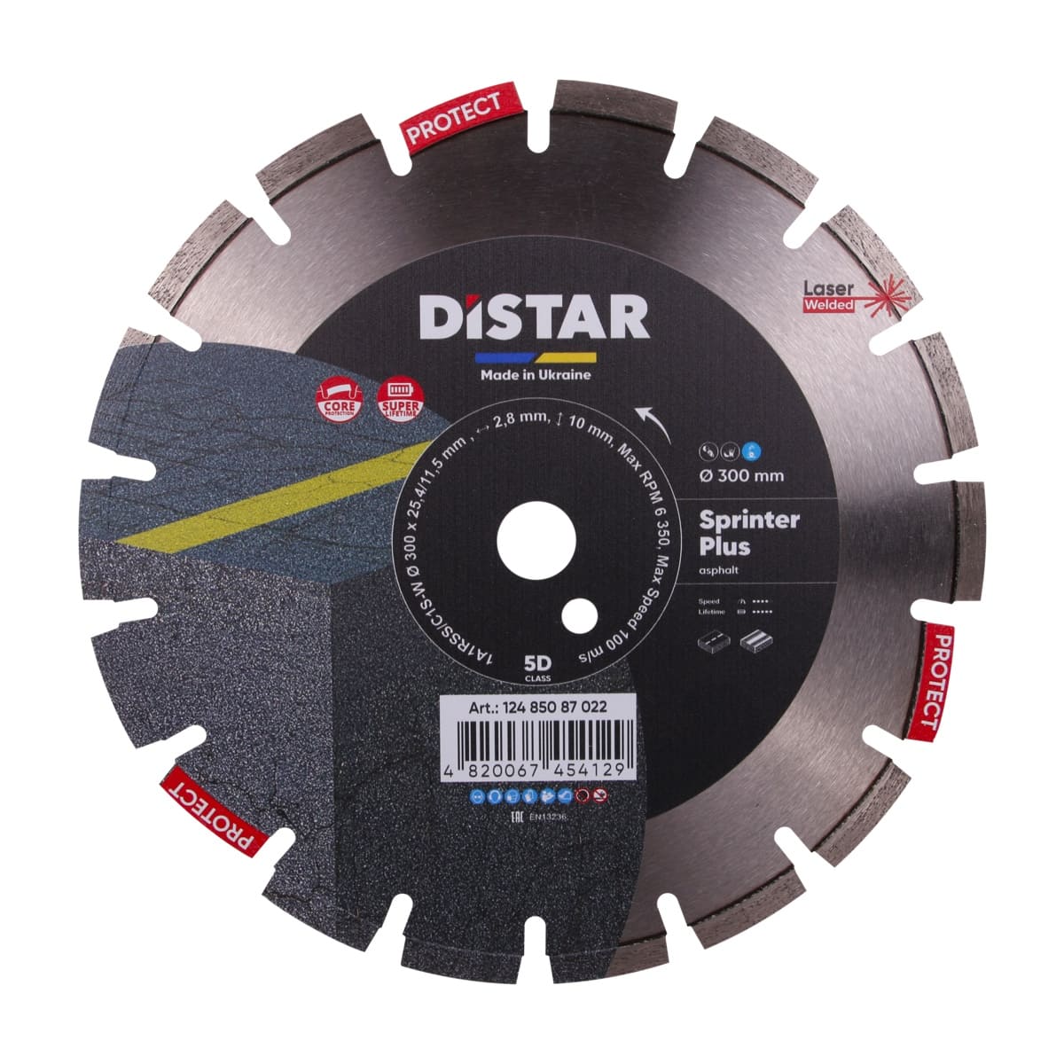Diamond cutting blade 1A1RSS 300 Sprinter Plus