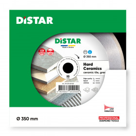 Diamentowa tarcza tnąca 1A1R 350x32 Hard ceramics №2 Diamentowa tarcza tnąca 1A1R 350x32 Hard ceramics, Distar №2