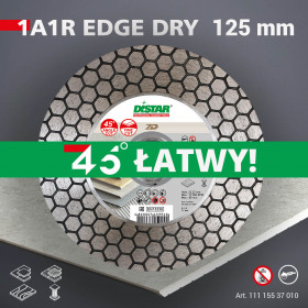 Diamond cutting blade 1A1R 125 Edge Dry, Distar №6