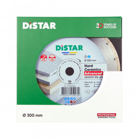 Diamond cutting blade 1A1R 300 Hard ceramics Advanced, Distar №6