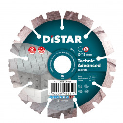 Diamentowa tarcza tnąca 1A1RSS 115 Technic Advanced, Distar №1