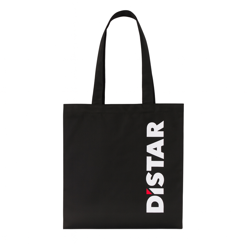 Black Distar tote bag
