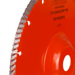 Diamentowa tarcza tnąca Turbo CTH 230x22,23/F GM