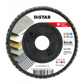 Tarcza diamentowa FLAP 115*22,23 #200 Scrub, Distar №4