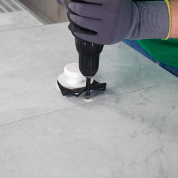 Suction cup with drilling template MiniFix
