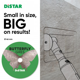 Diamond cutting blade Distar 45x0,6x5,8 Butterfly, Distar №5