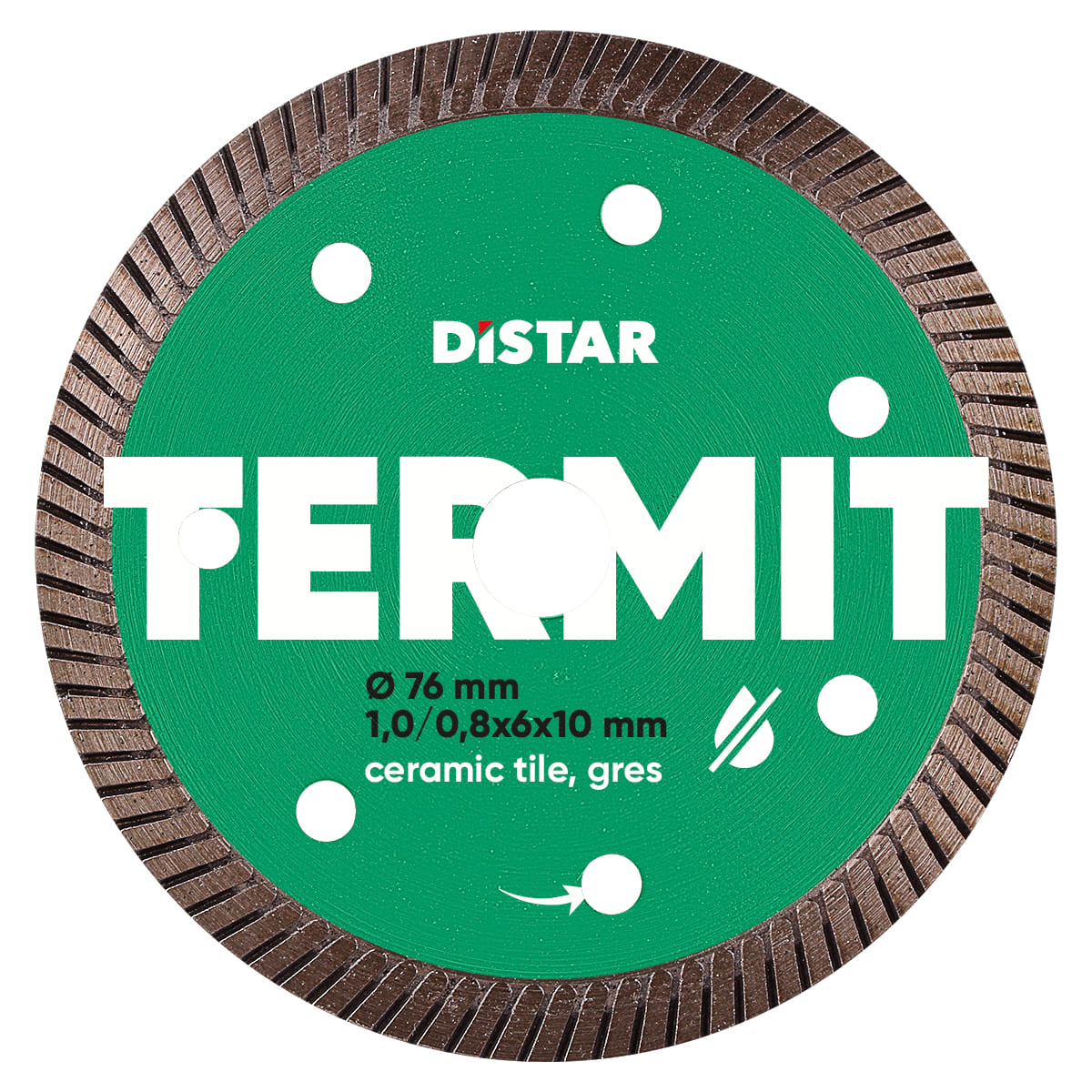 Diamond cutting blade Distar 76x10 Termit