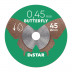 Diamond cutting blade Distar 45x0,45x5,8H Butterfly