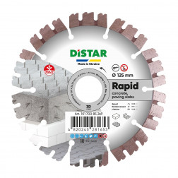 Diamond cutting blade 1A1RSS 125 Rapid, Distar №1