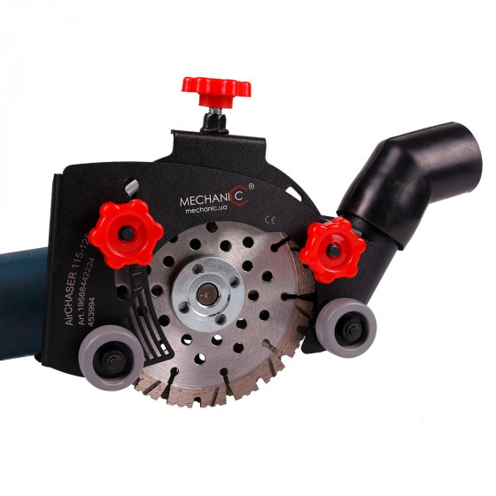 Chasing accessory attachment for anglegrinder Mechanic AirCHASER 115
