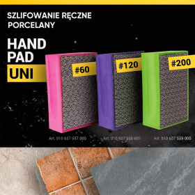 Ręczne diamentowe gąbka szlifujące HAND PAD UNI #200, Baumesser №6