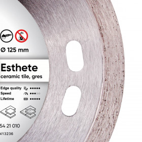 Diamond cutting blade 1A1R 125 Esthete, Distar №4