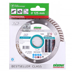 Diamentowa tarcza tnąca Turbo 125 Bestseller Universal, Distar №4