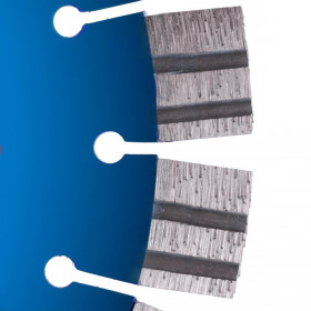 Diamond cutting blade 1A1RSS 125 Meteor H12 №2 Diamond cutting blade 1A1RSS 125 Meteor H12, Distar №2