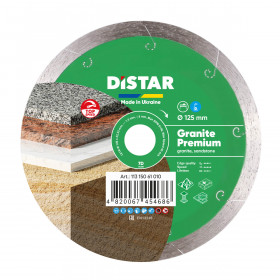 Diamond cutting blade 1A1R 125 Granite Premium, Distar №1