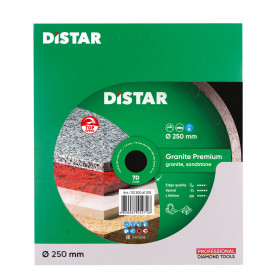 Diamond cutting blade 1A1R 250 Granite Premium №3 Diamond cutting blade 1A1R 250 Granite Premium, Distar №3