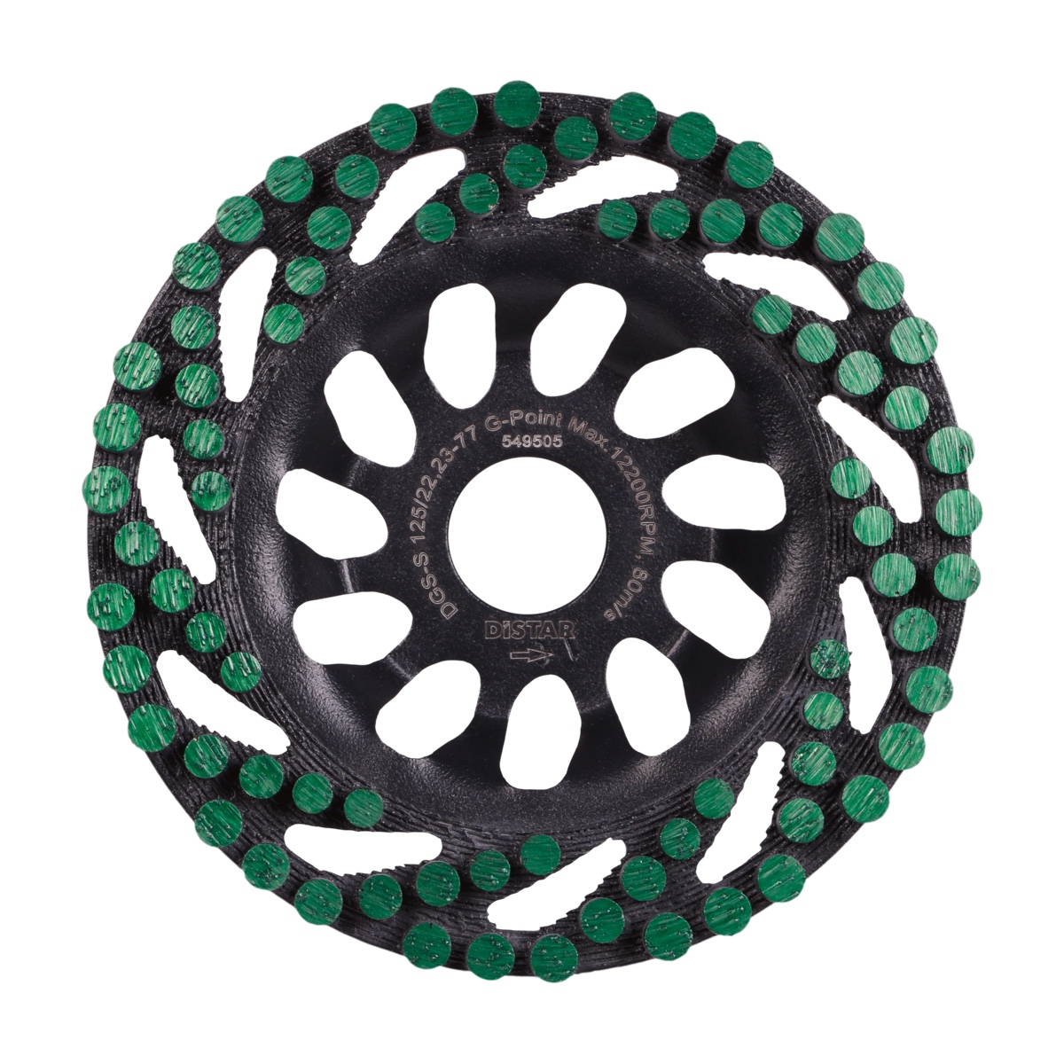Grinding cup Distar DGS-S 125/22,23-77 Green Point