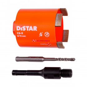 Wiertło diamentowe DDS-W 072x70xSDS+ CS-X №4 Wiertło diamentowe DDS-W 072x70xSDS+ CS-X, Distar №4