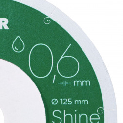 Diamond cutting blade 1A1R 125x0,6x22,23 Shine