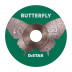 Diamond cutting blade 1A1R 50x0,6x9,6h Butterfly