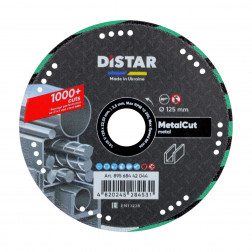 Diamond cutting blade 1A1R V 125 Metal CUT, Distar №1