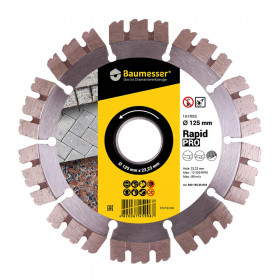 Diamond cutting blade 1A1RSS 125 Rapid PRO, Baumesser №1