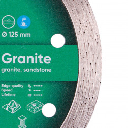 Diamentowa tarcza tnąca 1A1R 125 Granite