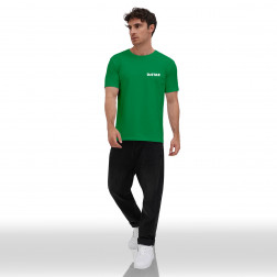 Markowana basicowa koszulka z elastanem