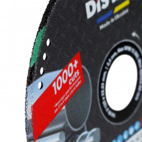 Diamond cutting blade 1A1R V 125x1,5/1,2x2,5x22,2  Metal CUT, Distar №3