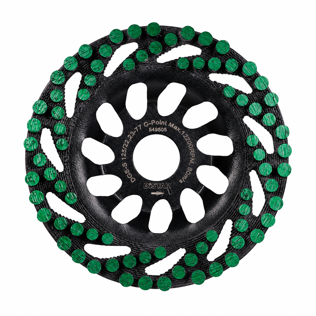 Grinding cup Distar DGS-S 125/22,23-77 Green Point