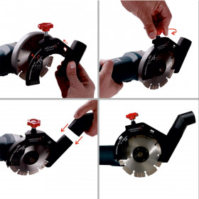 Osłona szlifierki kątowej AirDUSTER 230, Mechanic №3