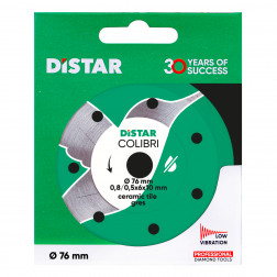 Diamond cutting blade Distar 76x10H Colibri