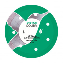 Diamond cutting blade Distar 76x10H Colibri, Distar №1