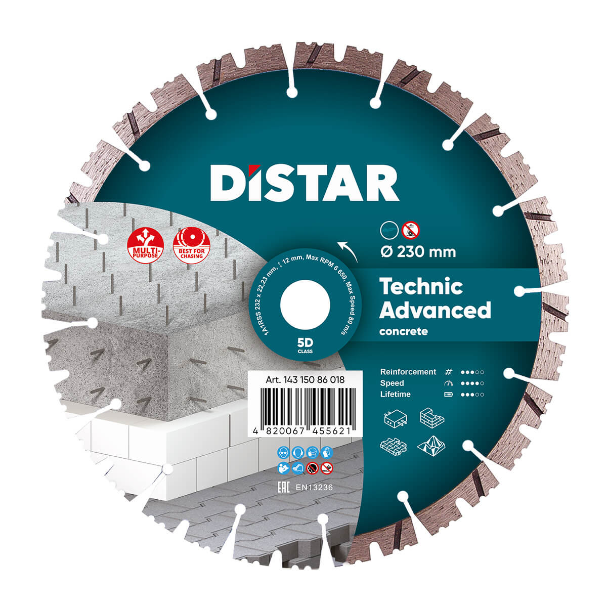 Diamond cutting blade 1A1RSS 232 Technic Advanced
