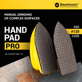 Ręczne diamentowe gąbka szlifujące HAND PAD PRO #120, Baumesser №7
